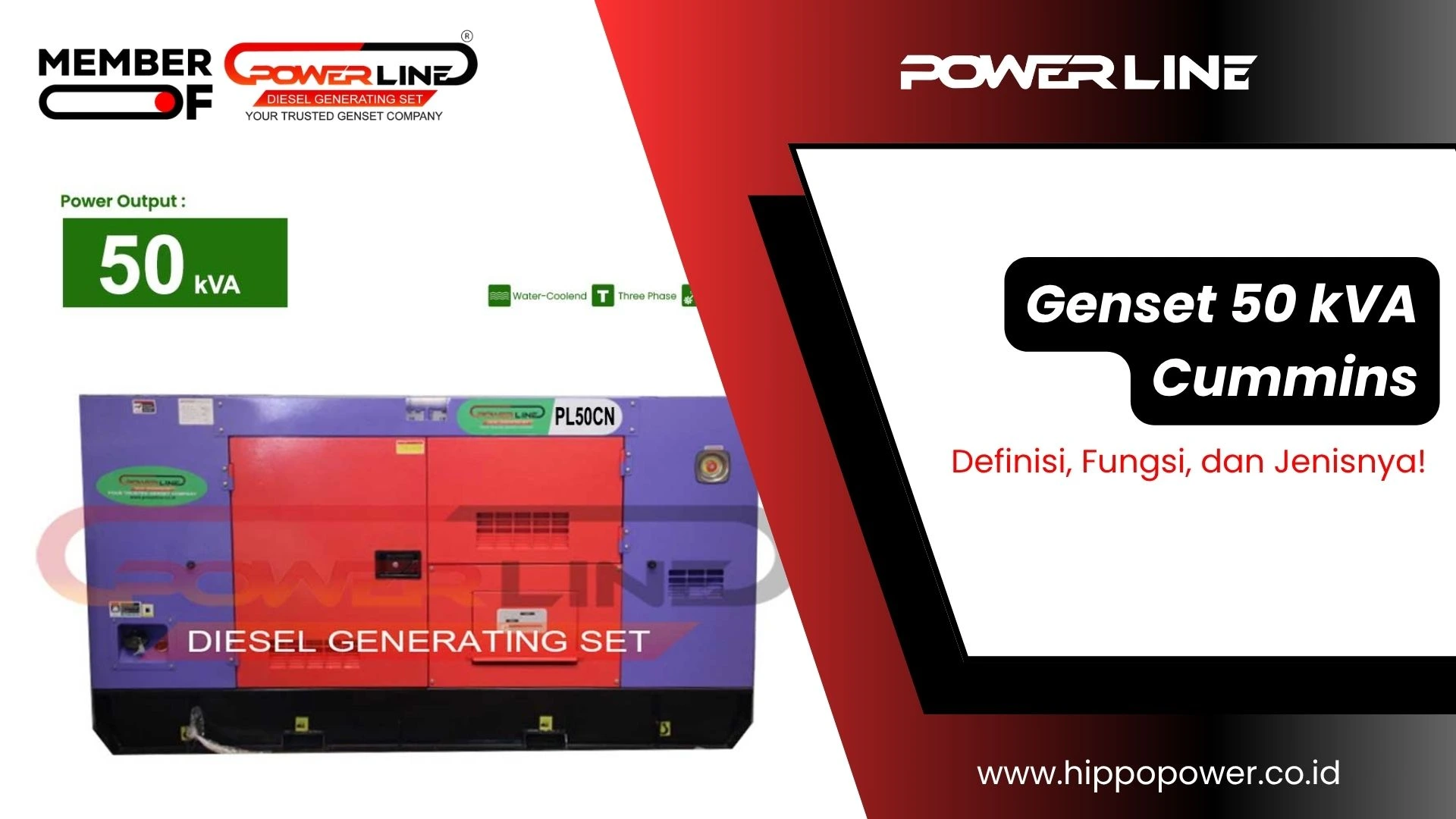 Genset 50 kVA Cummins