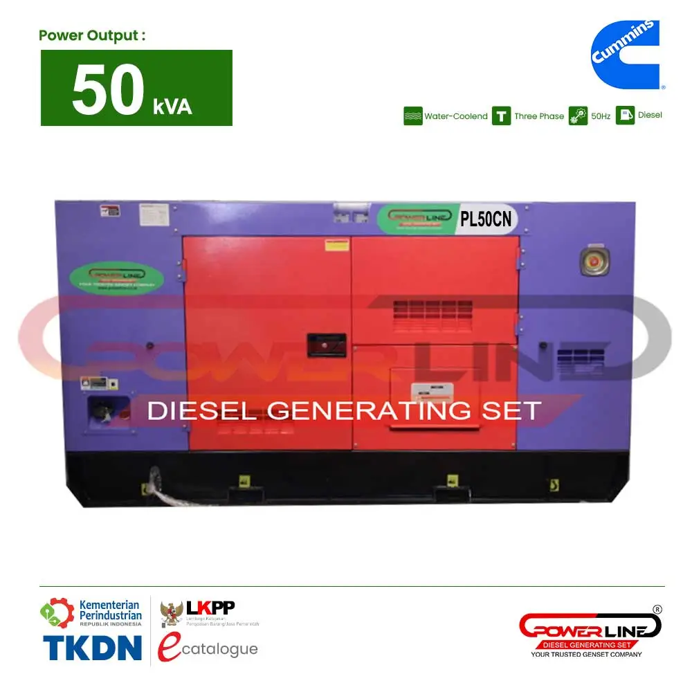 Genset 50 kVA Merek Cummins