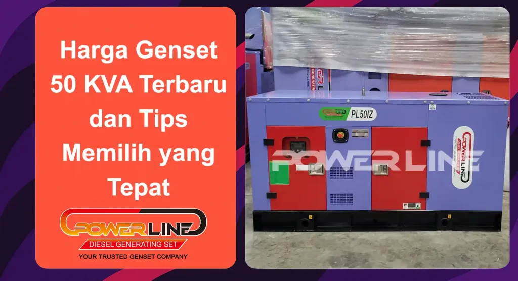 Harga Genset 50 KVA Terbaru