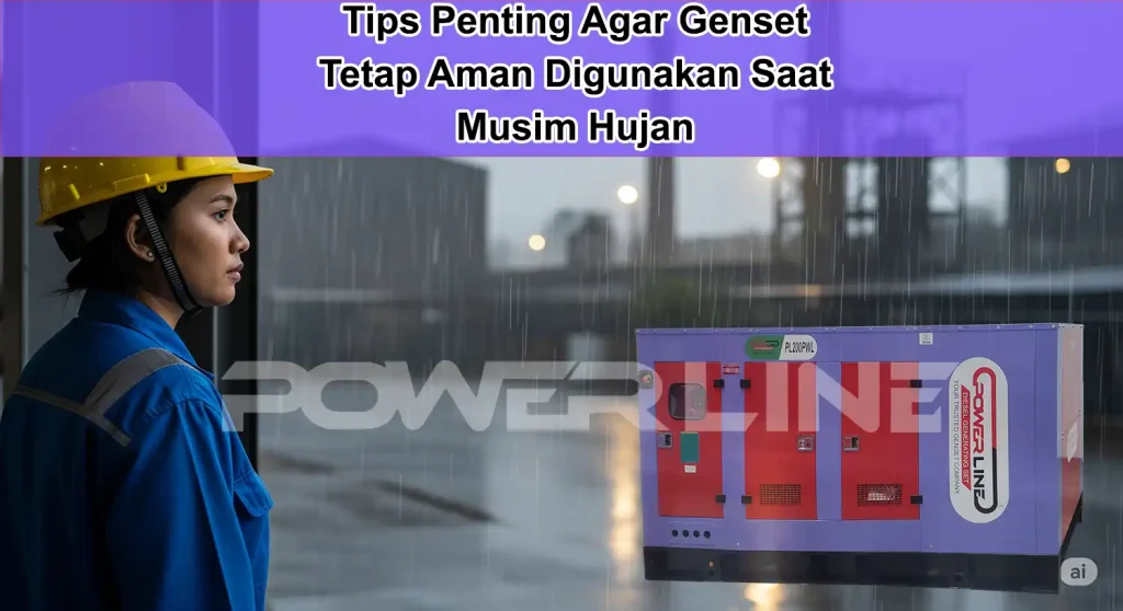 Tips Penting Agar Genset Tetap Aman Digunakan Saat Musim Hujan
