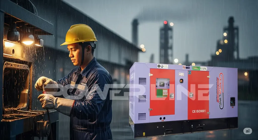 genset aman saat musim hujan