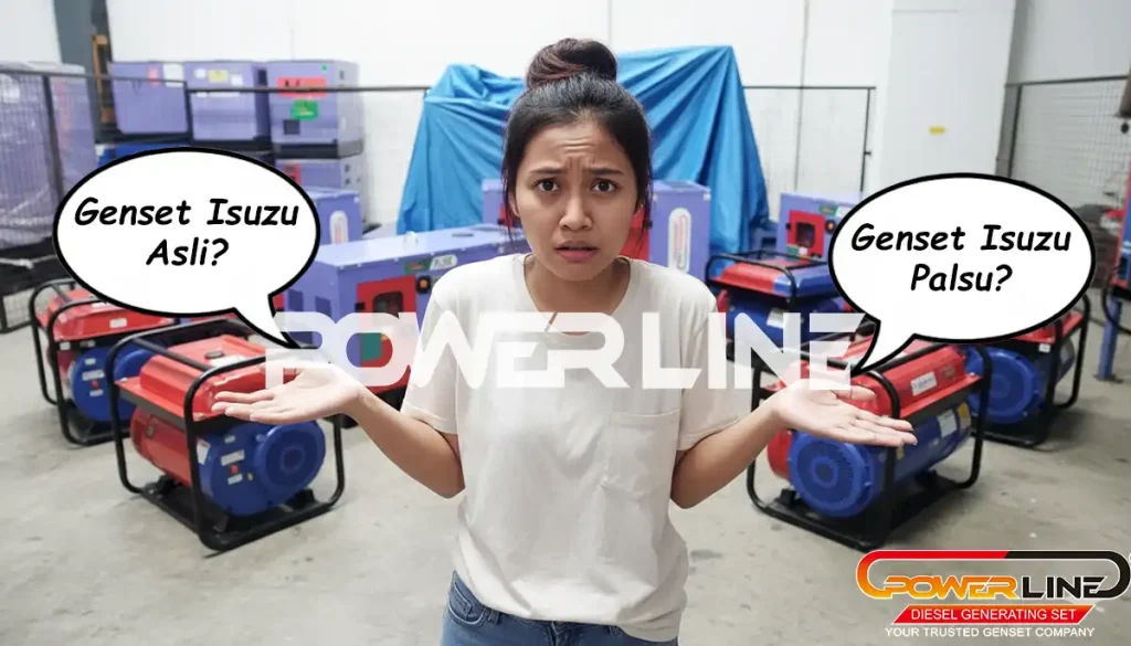 Waspada genset isuzu palsu