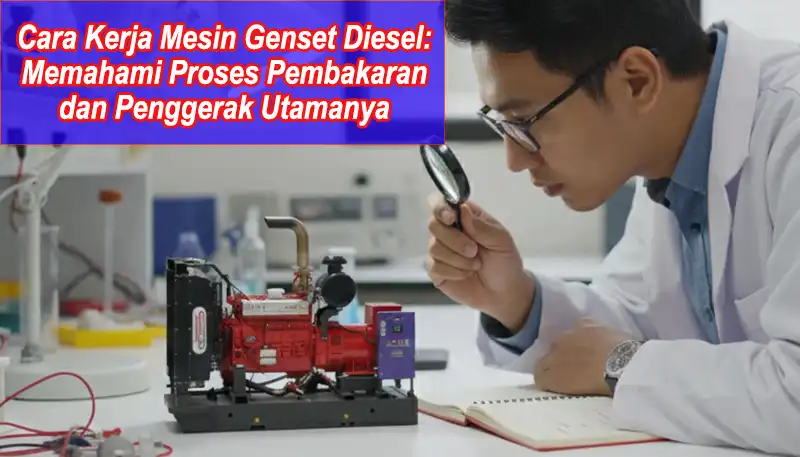 Cara Kerja Mesin Genset Diesel