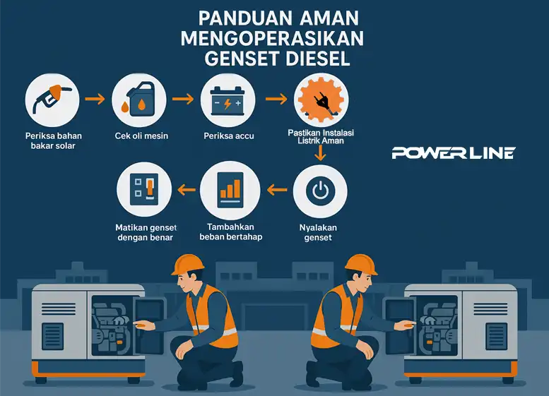 Panduan Aman Mengoperasikan Genset Diesel