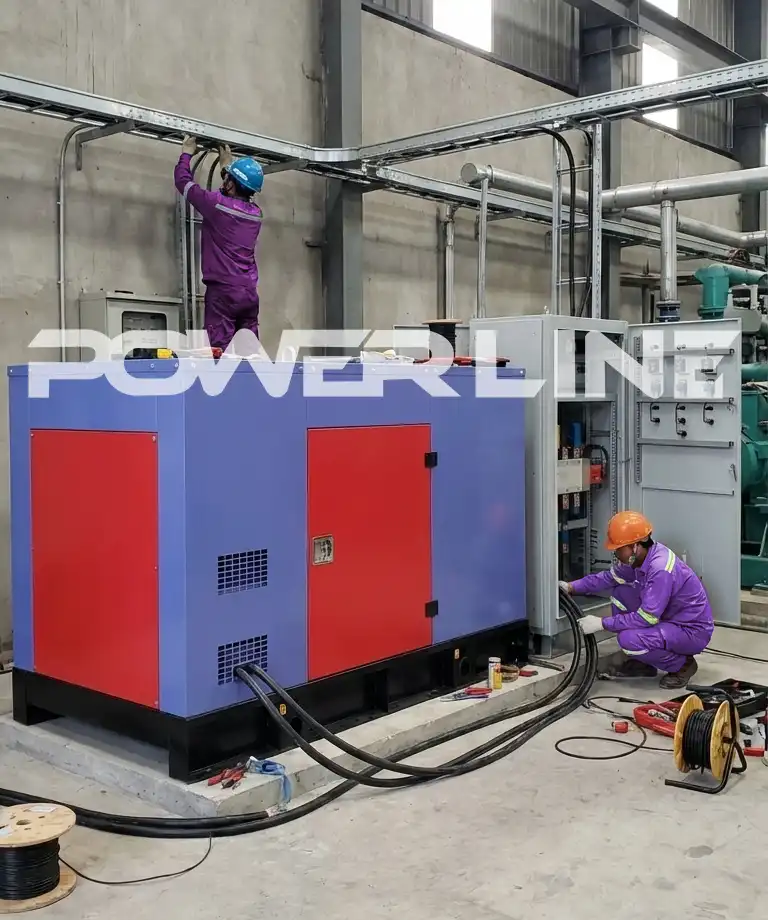 instalasi genset powerline