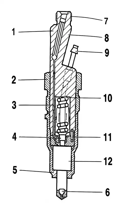 bagan injektor genset diesel
