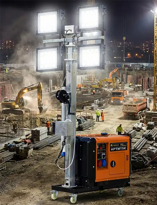 lighting tower untuk proyek