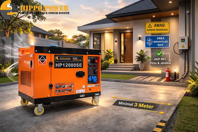 pemasangan genset yang benar